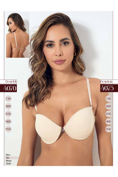 Generic Brand Lingerie Godewo Back Transparent Removable Strap Bra with or Wi...