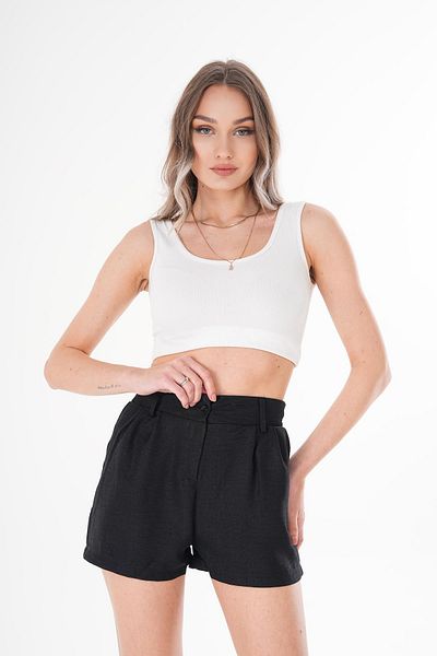 ŞİMAL Pantaloni scurți de in pentru femei 250188   -