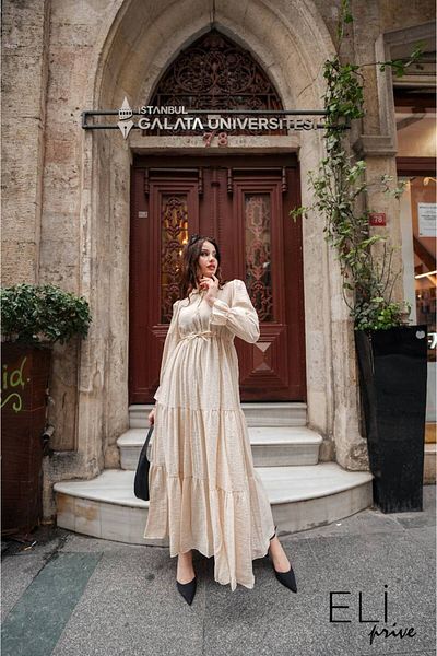 ButikKardelen Φόρεμα Stone Seersucker Diana