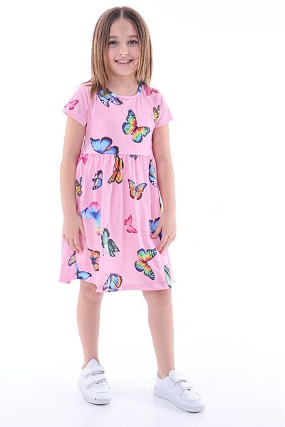 Teymbaby Girl's Butterfly Printed Suspender