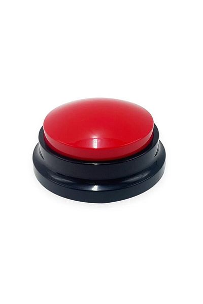 Choice Red Dog Toys Funny Dog Recordable Pet Toys Travel Talking Pet Starters Pet Speaking Buttons Portable