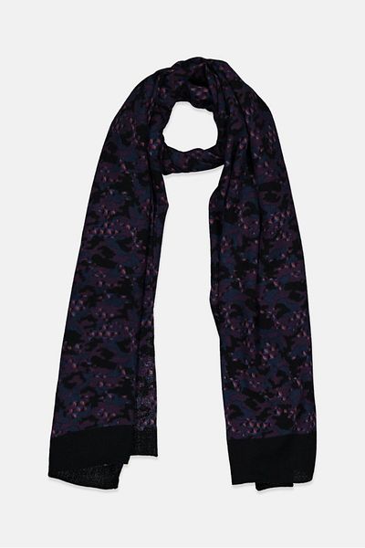 Kipling Men Textured Soft Camo 20 L X 20 H X 4 W Cm, Black And Purple