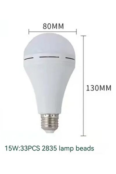 Choice مصباح طوارئ LED بقوة 15 وات و7 وات/9 وات/12 وات/15 وات، مصباح يدوي موفر للطاقة، يمكن شحنه يدويًا