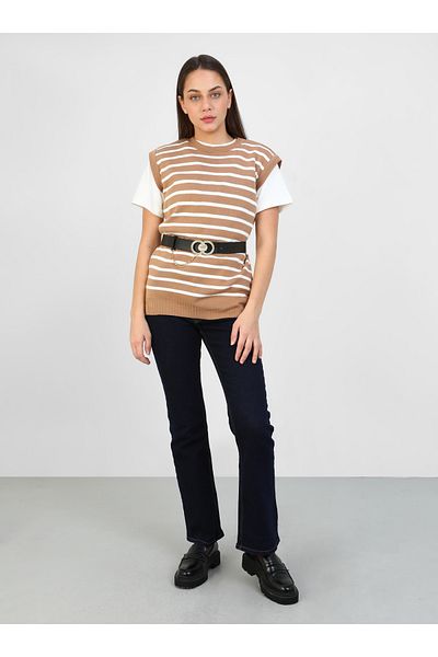Por La Cara Knitwear Sweater - Biscuit - Por La Cara