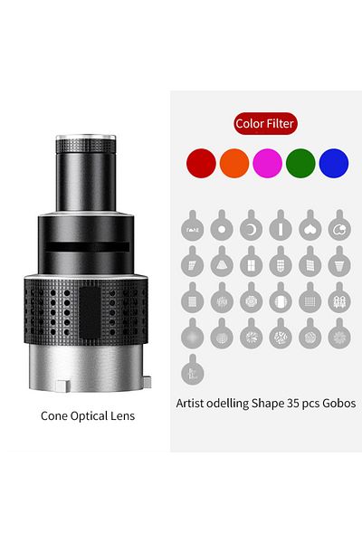 Nagnahz Snoot Conical Len Bowens Mount Flash Snoot Conical Lens Video Artist Modelling Shape Photo Studio  L