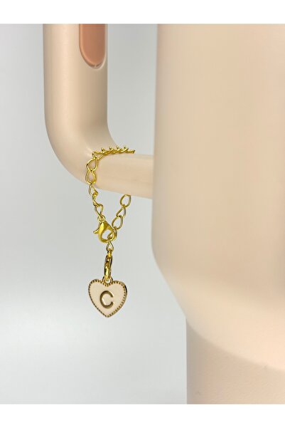 YuccaCo Accessorize Your Life ملحق متوافق مع الترمس على شكل قلب أبيض على شكل ...