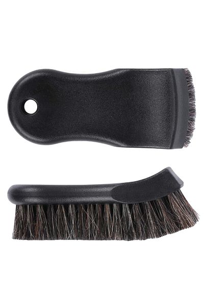 Choice Horse leather brush Horsehair Leather Cleaning Brush Genuine Horsehair Detailing Brush Car Interior
