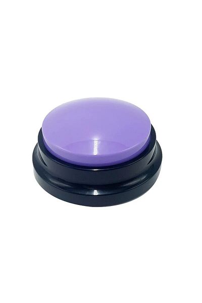 Choice Purple Dog Toys Funny Dog Recordable Pet Toys Travel Talking Pet Starters Pet Speaking Buttons Porta