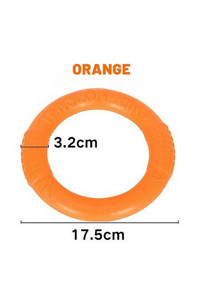 Choice 1pc Orange 1pc Orange Dog Toys Pet Flying Disk Training Ring Puller Eva Interactive Training Ring Pu