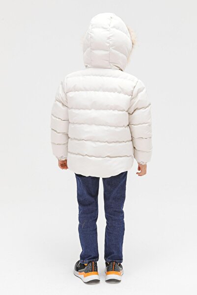 Benittokids Erkek Çocuk Natürel Kürklü Mont 51289
