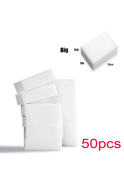 Choice4 إسفنجة الميلامين الكبيرة 50 قطعة من إسفنجات التنظيف السحرية للمكاتب و...