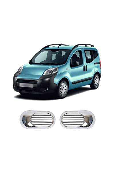 BRSPLAST Citroen Nemo Uyumlu 2007-2016 Sinyal Çerçevesi 2 Parça Abs Krom Kaplama