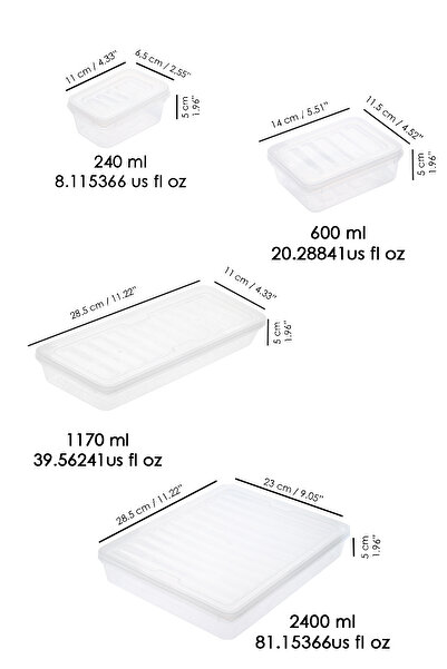 Meleni Home 30 Piece Transparent Lid Microwave Compatible Storage Container Set - Organizer Organizer Food Storage Container
