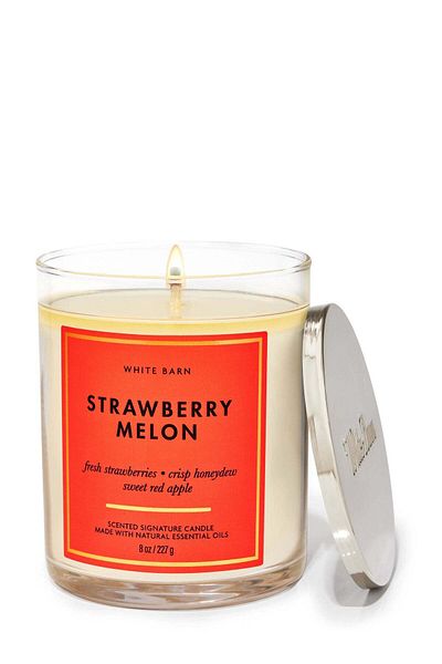 Bath & Body Works Strawberry Melon Single Wick Candle