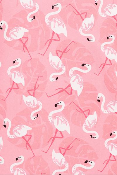 Beniizle Flamingo Patterned - Girl's Triple Swimsuit Set