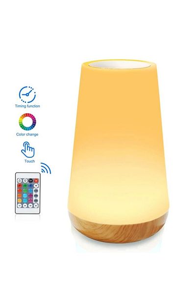 Choice 13 Color Night Light LED Night Light 13 Color Changing RGB Table Lamp Remote Control Touch Rechargea