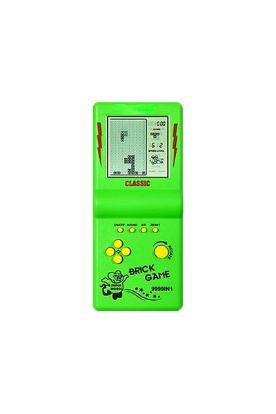 jiansu Green New Portable Classic Game Console BRICK GAME Handheld Players Nostalgic Educational Toys Pocke