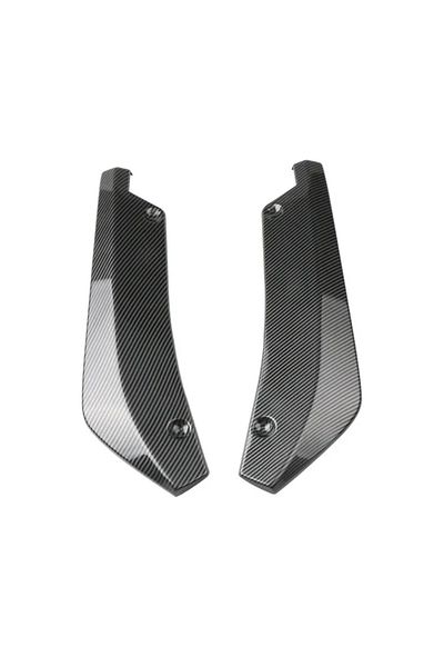 Choice Carbon 2PCS Car Rear Bumper Anti-scratch Spoiler Diffuser Splitter Scratch Protector Car Lip Bumper