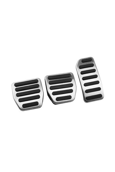 Choice 3Pcs MT Stainless Steel AT MT Car Pedals Foot Rest Gas Brake Pedal Pad Cover for Volvo V60 V70 S60 S