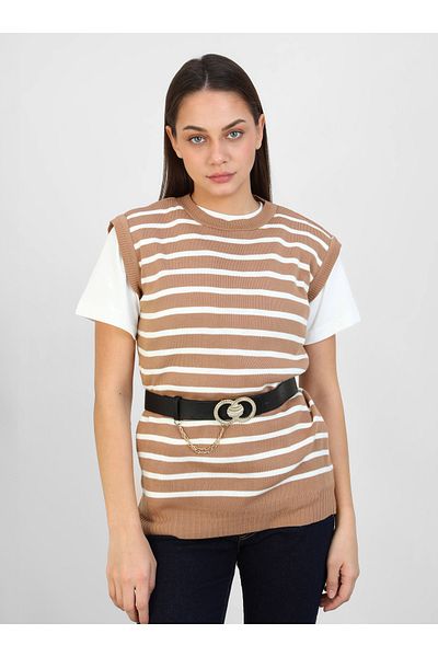 Por La Cara Knitwear Sweater - Biscuit - Por La Cara