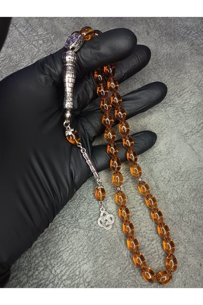 Mos Tespih Mărgele de rugăciune din piatră naturală din sticlă de înaltă cali...