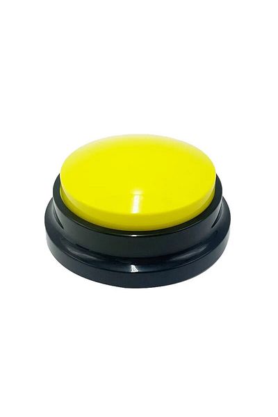 Choice Yellow Dog Toys Funny Dog Recordable Pet Toys Travel Talking Pet Starters Pet Speaking Buttons Porta