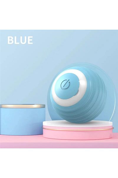 Choice Blue Cat Interactive Ball Training Self-moving Kitten Electric Cat Ball Toys Electronic Automatic Ro