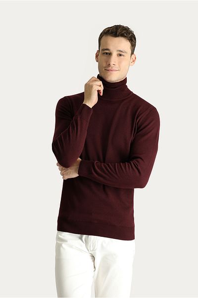 Kiğılı Turtleneck Regular Fit Cotton Knitwear Sweater