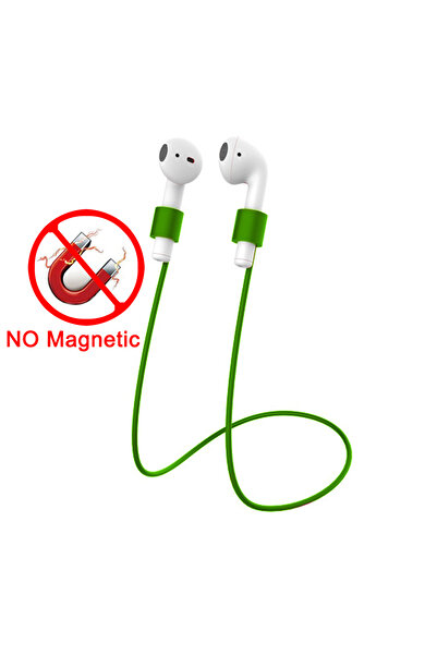 Choice سماعات أذن مغناطيسية خضراء ناعمة من السيليكون مضادة للضياع لسماعات Air...