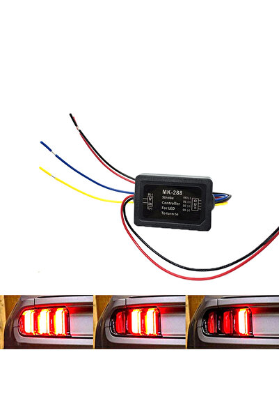 Choice صناديق وحدة فلاش تشيس 3 خطوات متسلسلة عالمية لضوء إشارة الانعطاف في السيارة