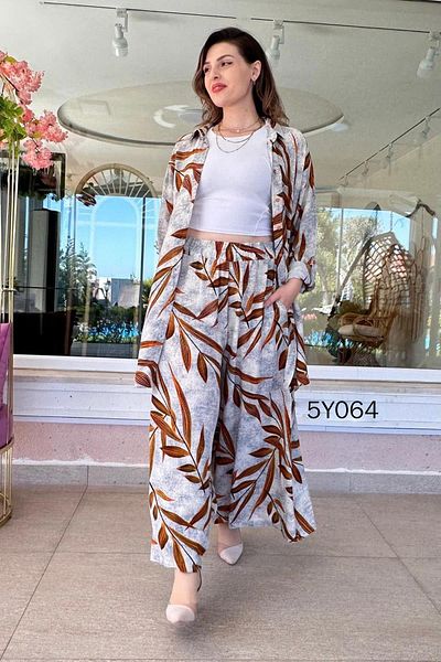 İnce Topuk Cotton Viscose Casual Set of 2 5Y064