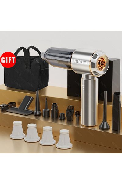Choice Max Silver 4hepa Cenrr 998000pa Mini Car Vacuum Cleaner Cordless Powerful Wireless Car Cleaner Handh