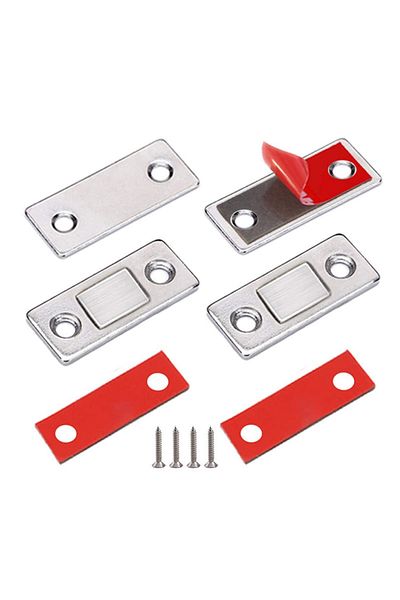 Choice 2Pack 2 Pack Ultra Thin Cabinet Magnetic Catch Adhesive Drawer Magnet Catch For Kitchen Closet Door