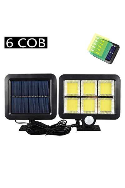 Choice1 6 COB Outdoor Motion Sensor Solar Light Rechargeable 1/4/6 COB Solar ...