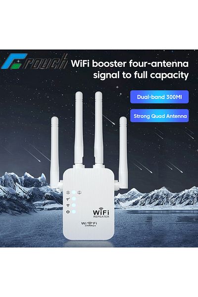 Choice Eu plug WHITE Crouch Wifi Extender 2.4G 300Mbps Wireless Wifi Signal Repeater Long Range Home Wi Fi