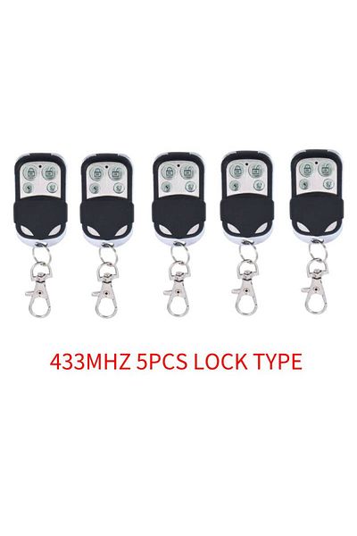 Choice 5PCS Lock Type GERMA 433MHZ Remote Control 4 Channel Garage Gate Door Opener Remote Control Duplicat