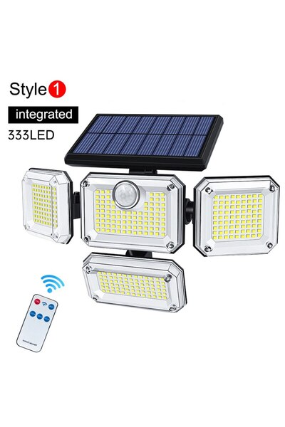 Choice مصباح شمسي متكامل بقوة 20 واط، 333 ليد، من الصين، مقاوم للماء بمعيار I...