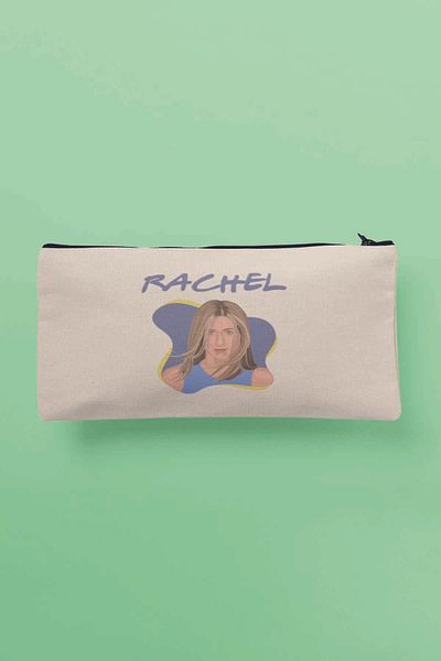 qoeuyl boutique Τσάντα μακιγιάζ Rachel Printed - Πορτοφόλι με στυλό