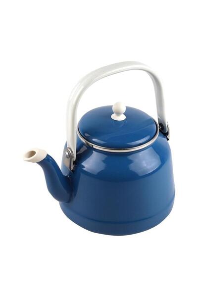 ALEV EMAYE Alev Vintage Emaye Demlik Kettle 1Lt Lacivert