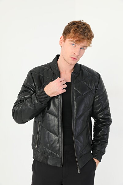 ZanDeri Inflatable Leather Coat
