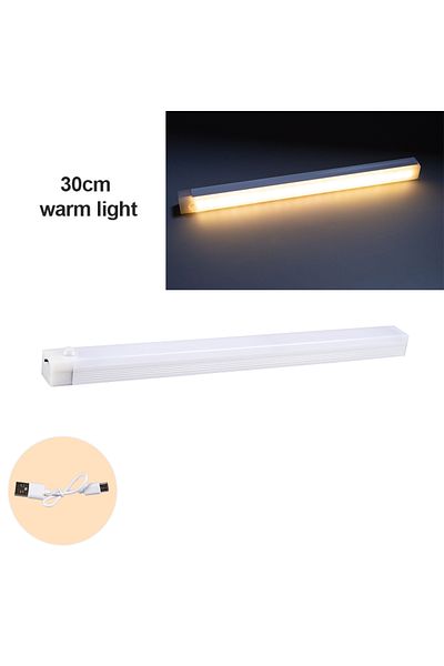 Choice Warm White Light 30cm/11.81inch Magnetic Smart Sensor Cabinet Light Rechargeable Night Light Home Cl