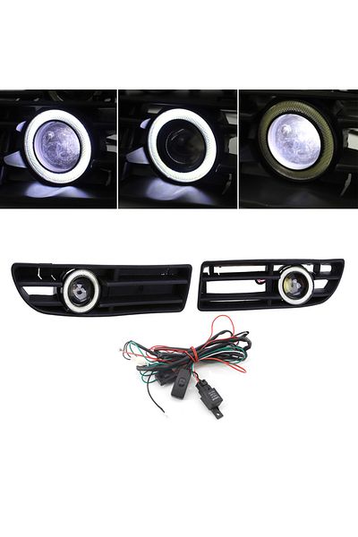 Choice Fog Light Led Front Bumper Grille Drl Lamp Part Replacement For Vw Jetta Bora Mk4 99-04