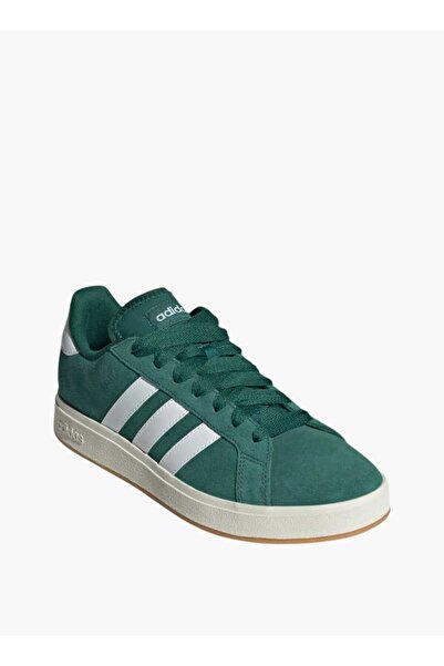 adidas حذاء رياضي رجالي بتفاصيل الشعار مع رباط للإغلاق - GRAND COURT BASE