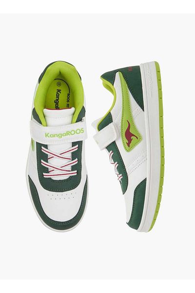 Kangaroos KangaROOS Girls' Logo Detail Sneakers with Hook and Loop Closure