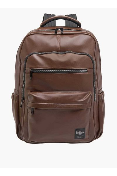 Lee Cooper Lee Cooper Solid Backpack with Adjustable Strap and Zip Closure