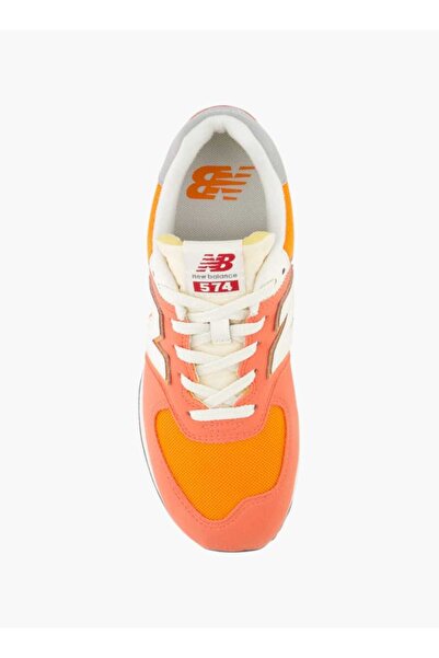 New Balance Boys' Logo Detail Sneakers with Lace-Up Closure - 574