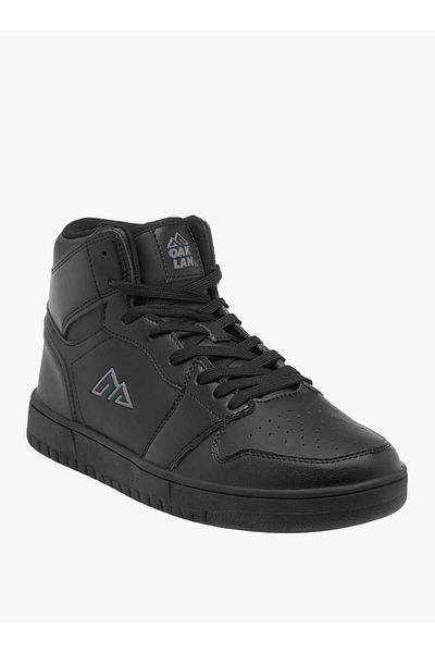 Oaklan by Shoexpress Panelled High Cut Sneakers with Lace-Up Closure