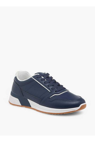 LBL by Shoexpress Panelled Lace-Up Sneakers