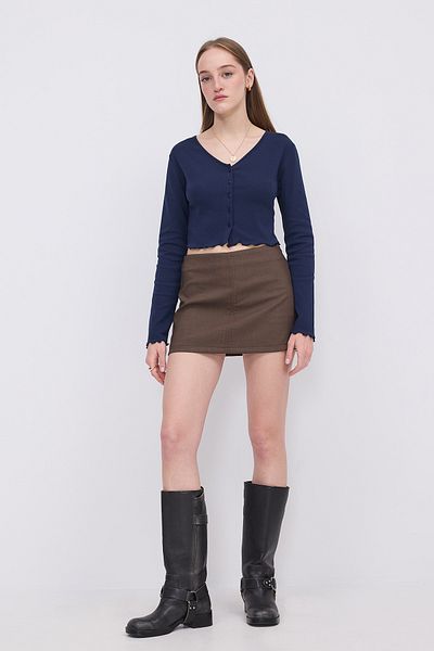 Addax Buttoned Crop Top Cardigan H1666-T10