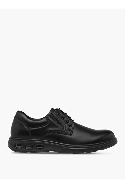 LBL by Shoexpress LBL by Shoexpress Panelled Derby Shoes with Lace-Up Closure